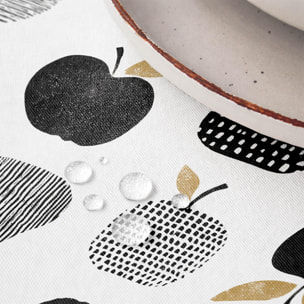 Nappe anti-taches GOLDEN NOIR - en 100 % coton