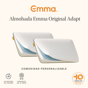Pack Emma Colchón Híbrido Original + protector de colchón + 2x Almohada Original Adapt