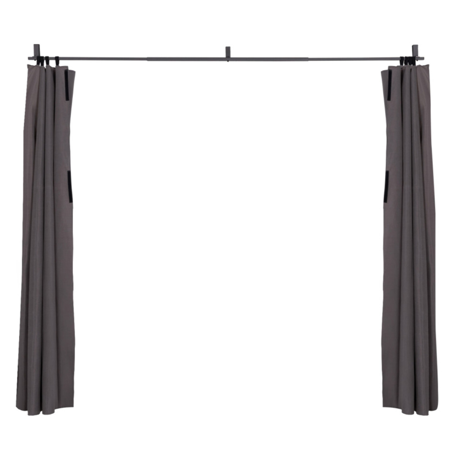 Rideau universel pour pergola Izifix - Gris