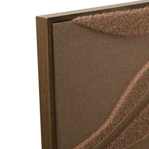 Toile 3D Noelie 40x40cm rose saumon