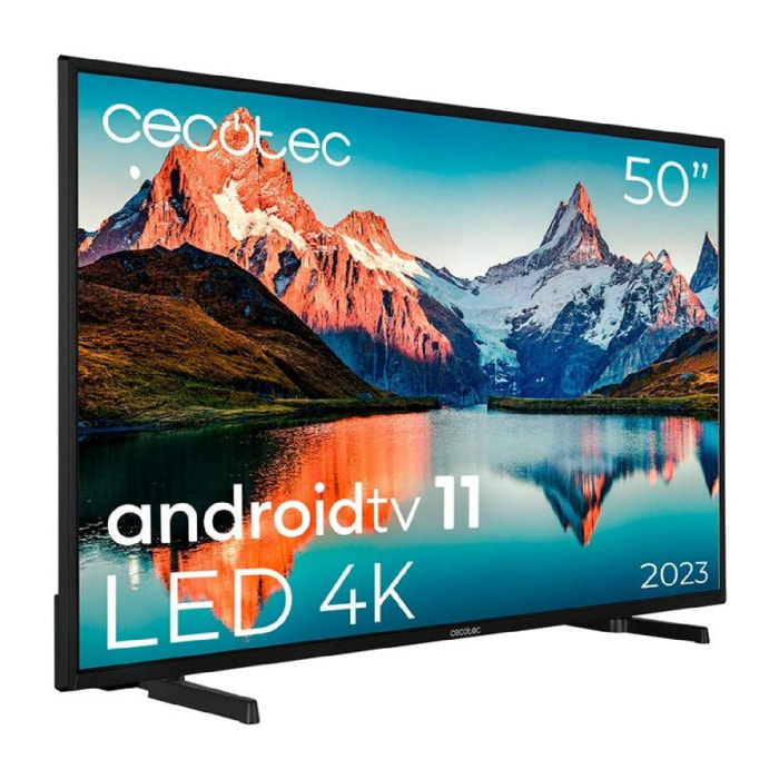 TV QLED 50 - CECOTEC V1 series VQU10050, HD+, Smart TV, Black