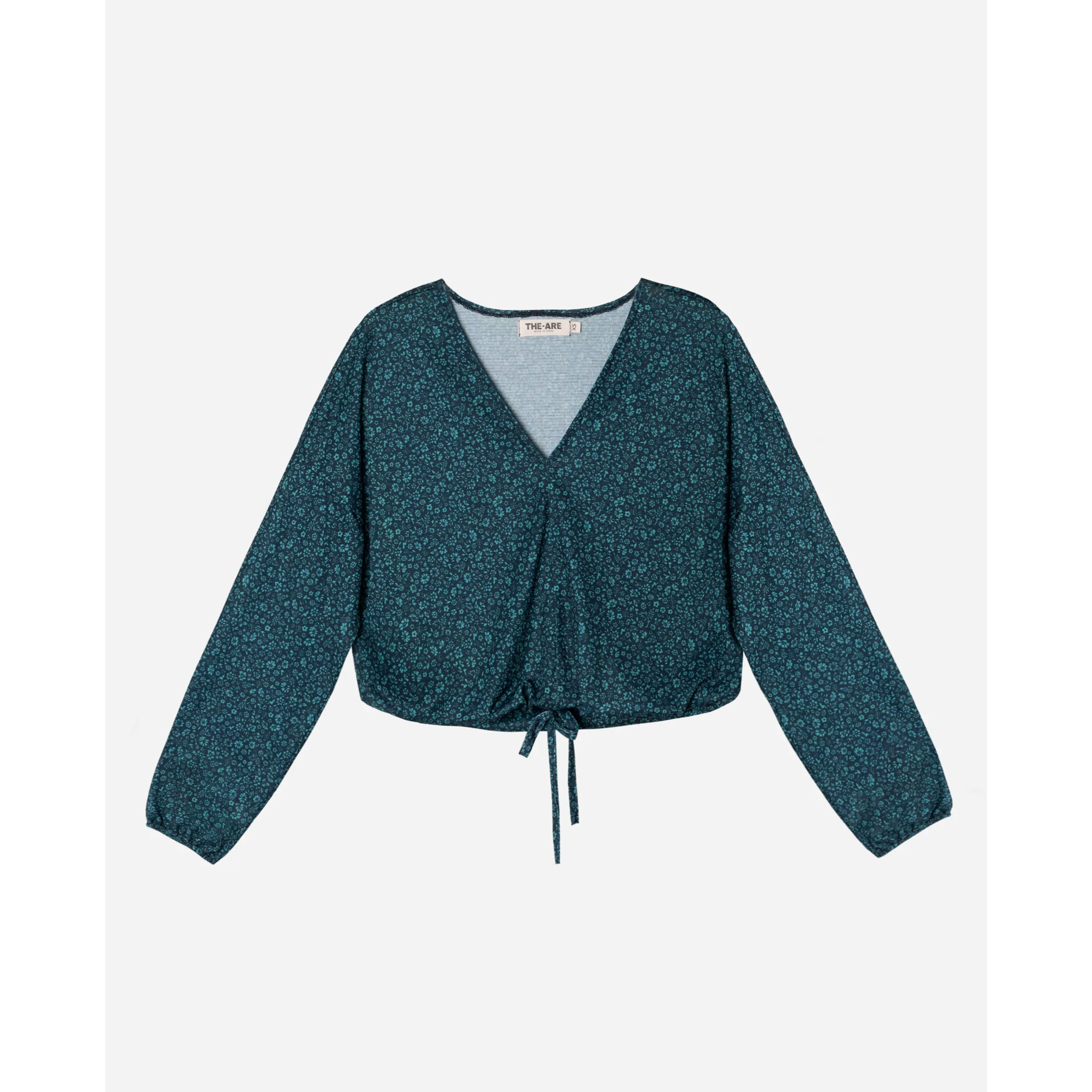 Blusa de mujer estampada manga larga