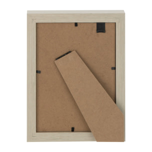J-Line cadre photo Profondeur - bois - crème - medium - 2 pièces