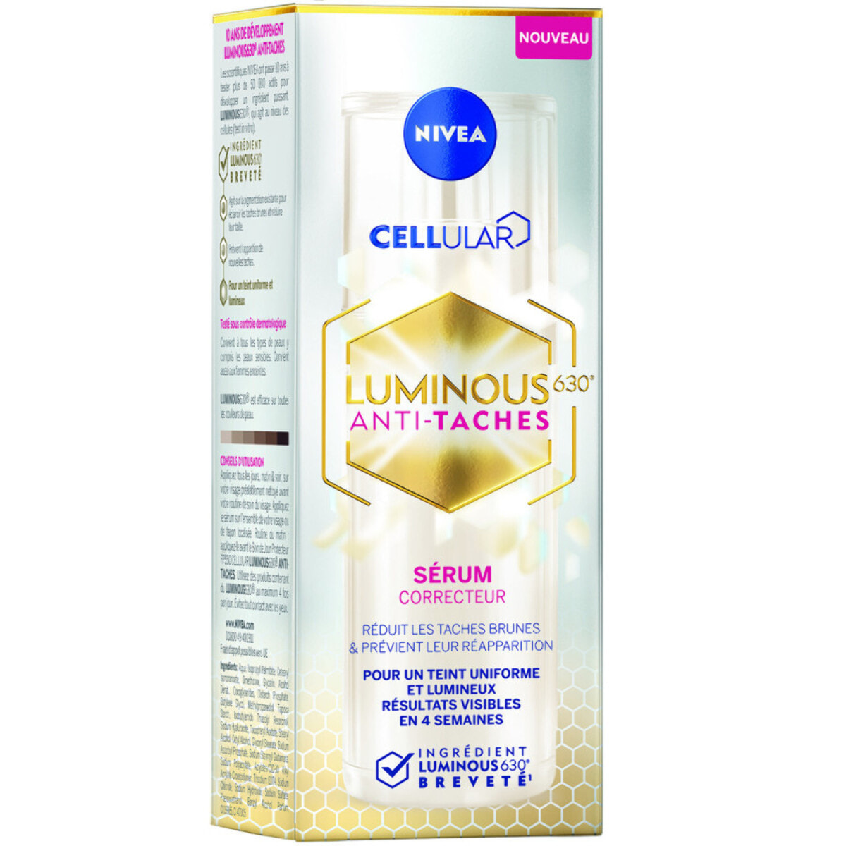 Pack de 2 - Sérum Correcteur NIVEA Anti-taches CELLULAR LUMINOUS630 30 ml