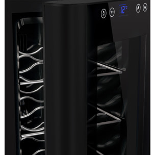 Vinoteca indipendiente 8 botellas CAVSB8 LES PETITS CHAMPS, 23L, negro