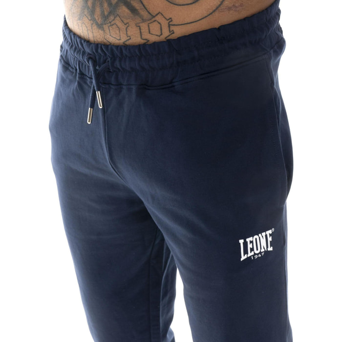 Tuta da uomo pull on con cappuccio in cotone non garzato Leone Easy