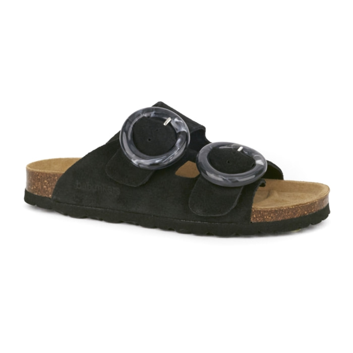 SANDALIA FORMENTERA BABUNKERS NEGRO