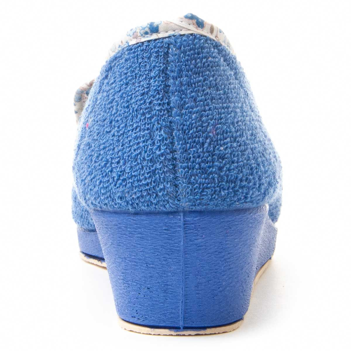 Slippers de Cuña - Azul - Altura: 4 cm