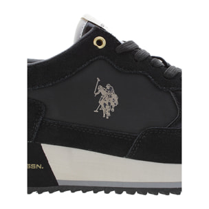 U.S. Polo Assn. - Sneakers SACHA005WDSN2 in camoscio per donna