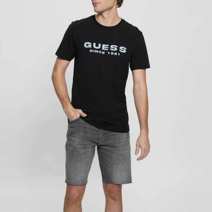 T-shirt - imprimé - coton - noir