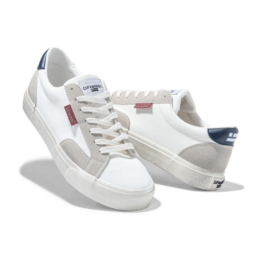 Zapatillas Bajas Hombre Echo Basic en Blanco D.Franklin