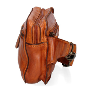 Marsupio  da uomo In Vera pelle Made in Italy 23x13x5 cm