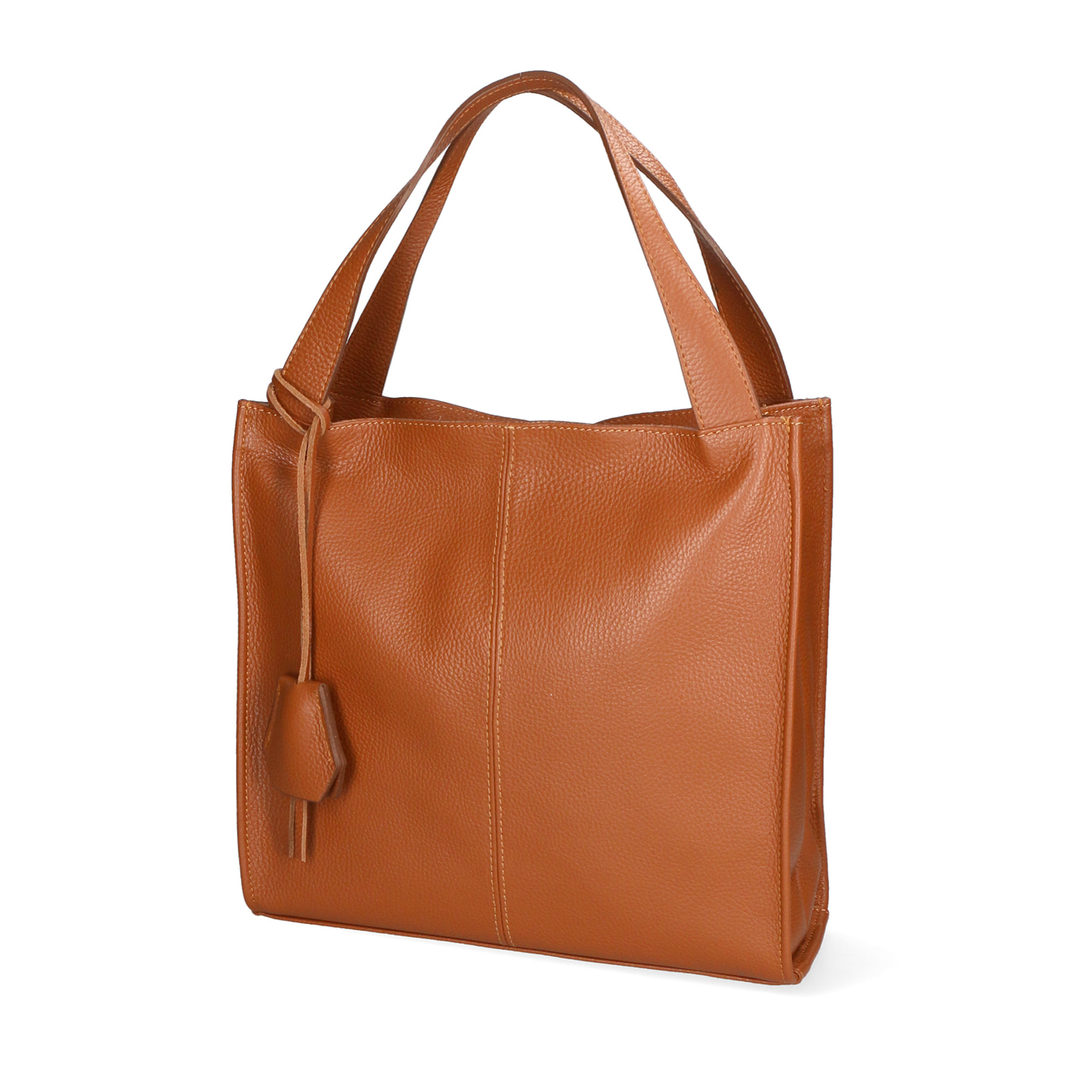 Borsa a spalla  da donna In Vera pelle Made in Italy 34x32x11 cm