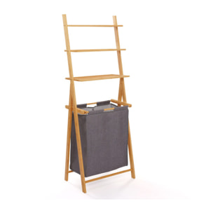 Panier à linge Maya 2 compartiments et 3 étagères