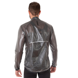 Chaqueta ciclista sin capucha transpirable, resistente al viento y a la lluvia.