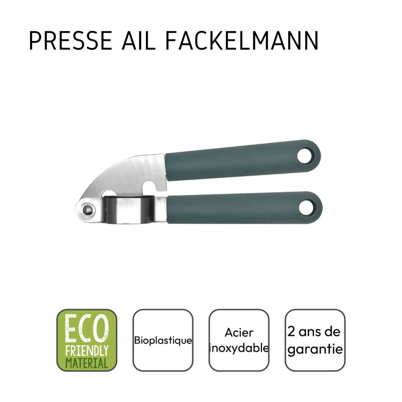 Presse ail 19 cm Fackelmann Nature Basic