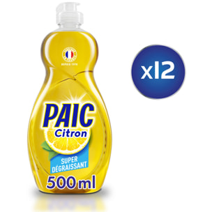 Pack de 12 - Liquide vaisselle Paic Mini Citron 500ml