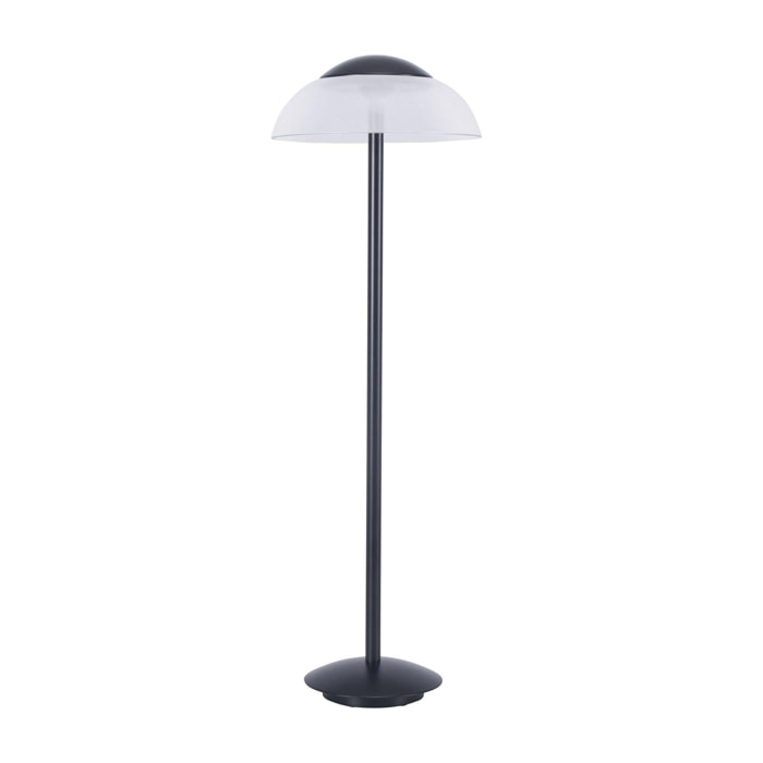 Forlight Eclipta II baliza exterior en color negro con led blanco cáildo 3000K