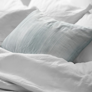 Taie d’oreiller 100 % coton 80 fils Lluc Bleu