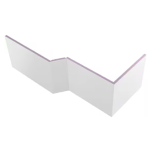 Tablier pour baignoire Neo installation en angle blanc mat