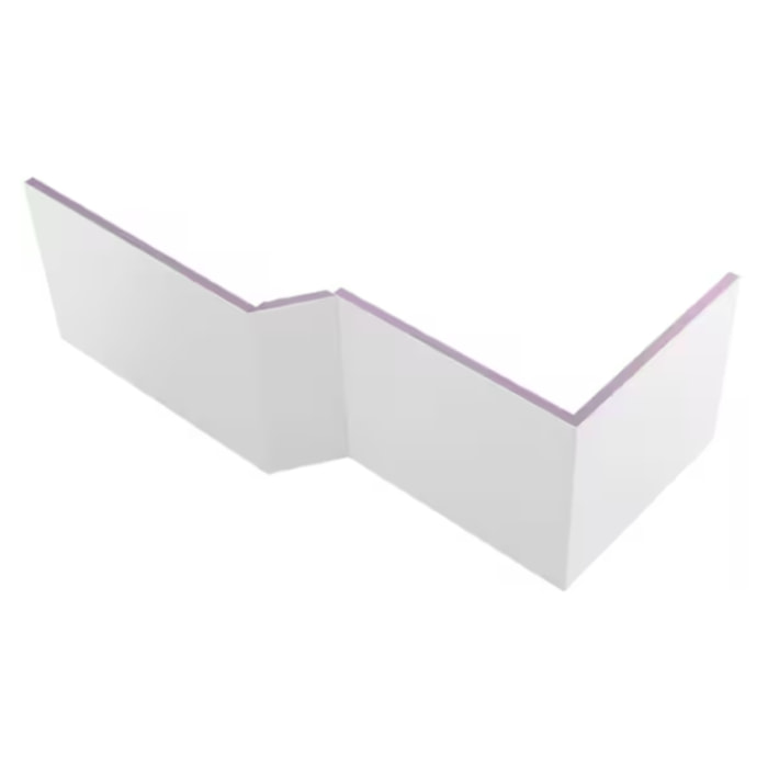 Tablier pour baignoire Neo installation en angle blanc mat