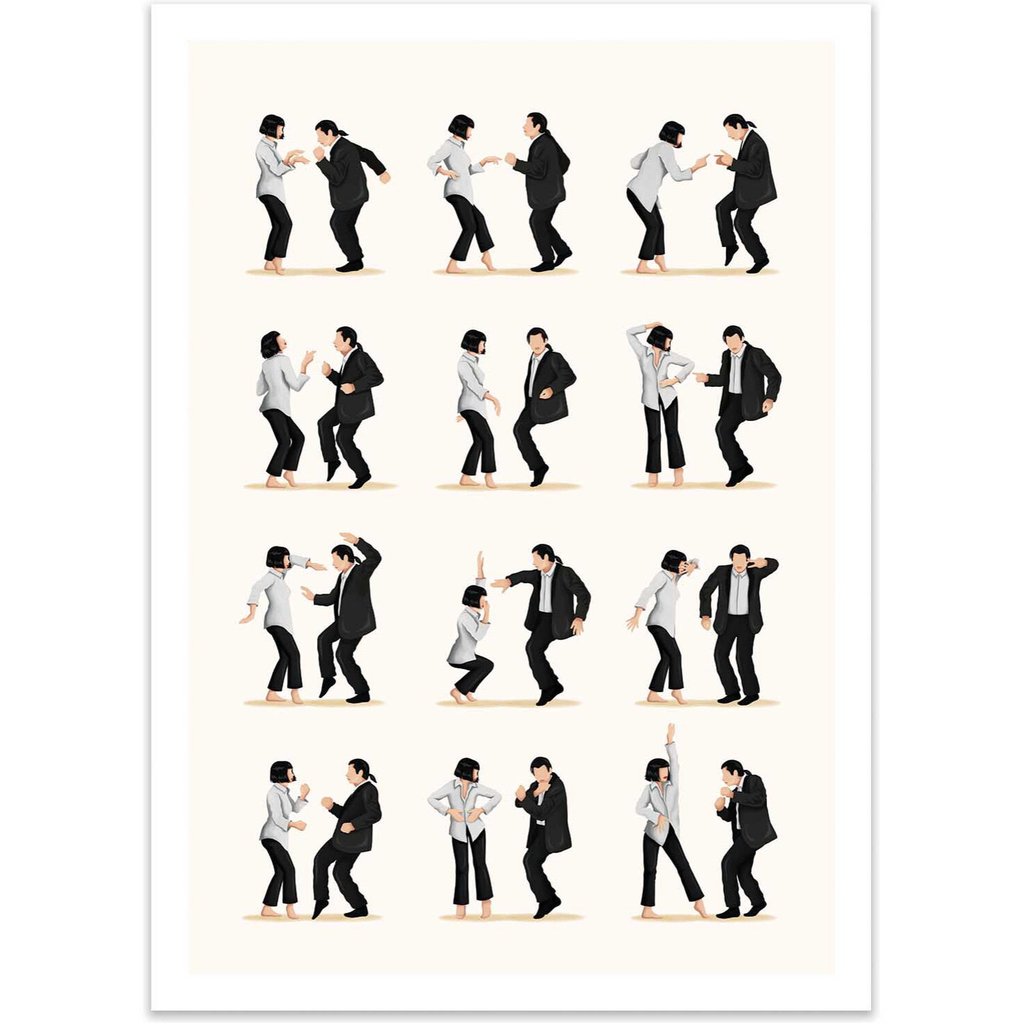 Affiche - Pulp Fiction Dancing - Nour Tohme