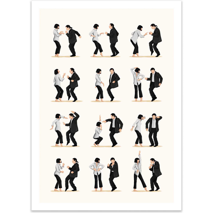 Affiche - Pulp Fiction Dancing - Nour Tohme