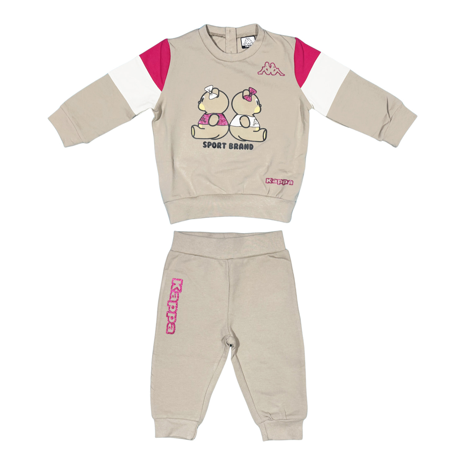 Tuta Bambina KAPPA 12 / 18 / 24 / 30 Mesi Cotone Leggero