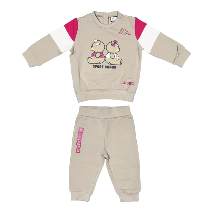 Tuta Bambina KAPPA 12 / 18 / 24 / 30 Mesi Cotone Leggero