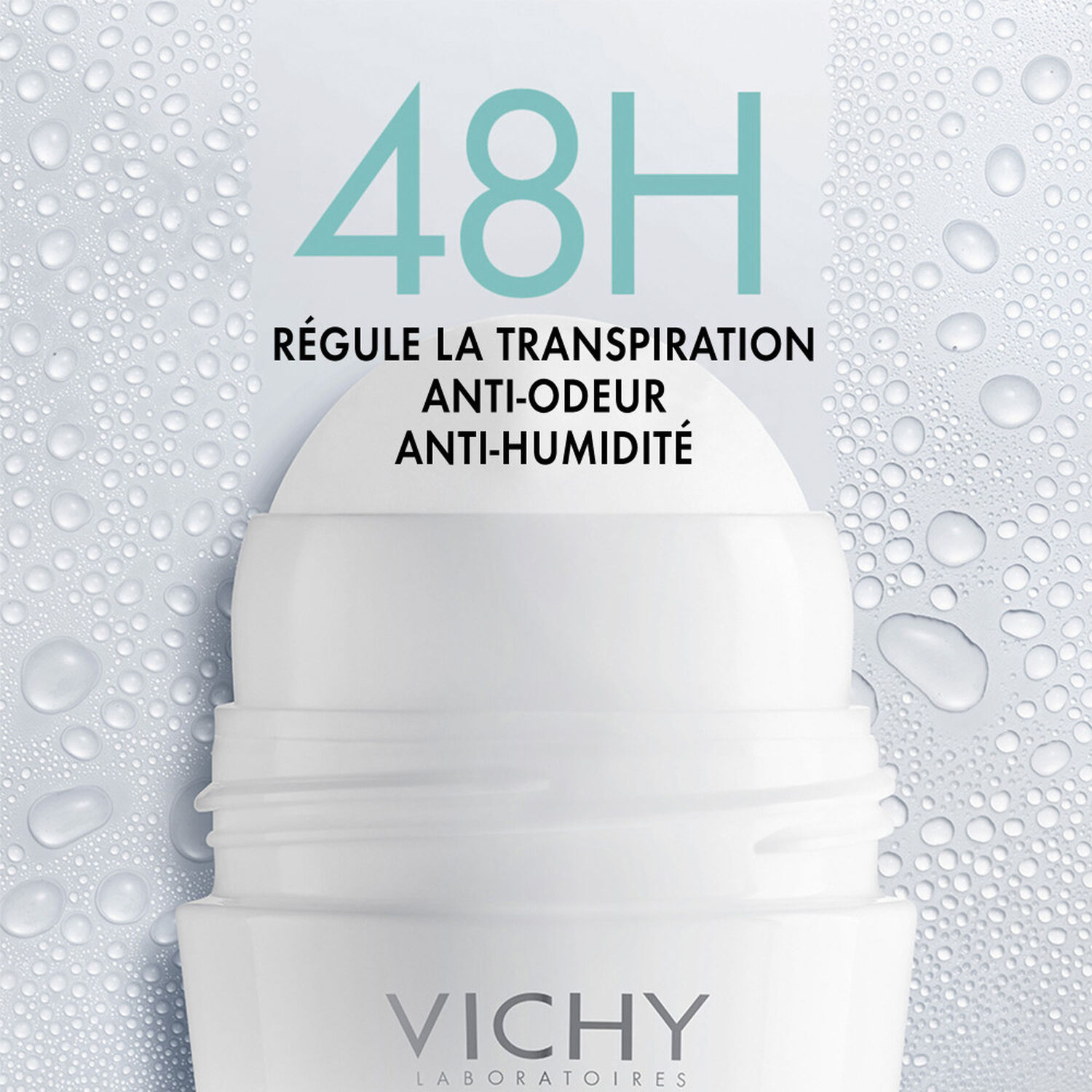 Déodorant 48h - Roll-On Anti-Transpirant - Transpiration Intense 50 ml