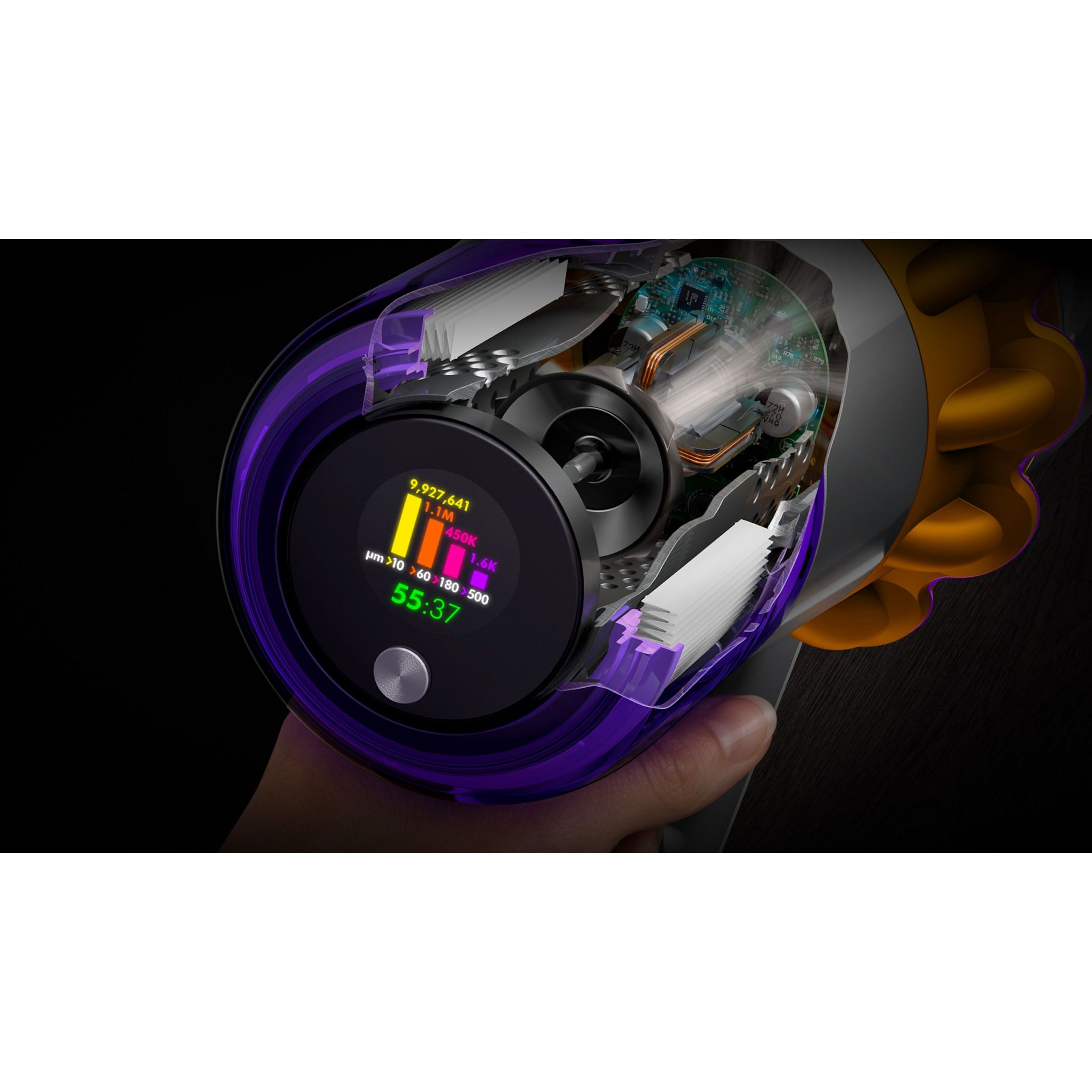 Aspirateur sans fil Dyson V15s Detect Submarine™ pour nettoyage humide et sec (Jaune/Nickel)