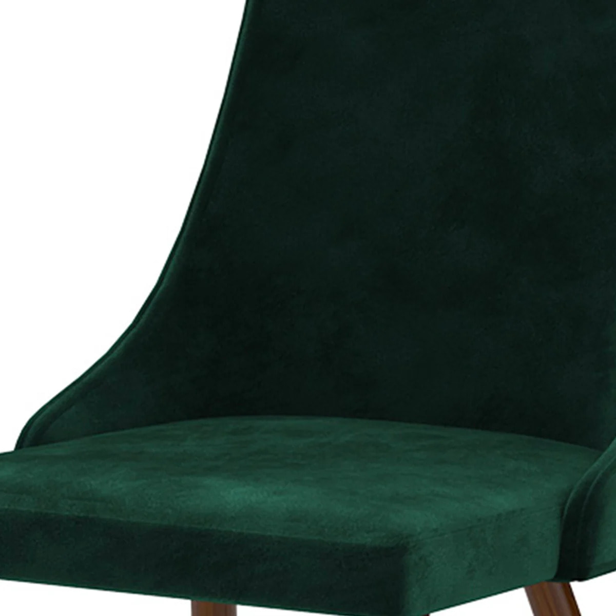 Lot de 2 chaises en velours vert - Vinni