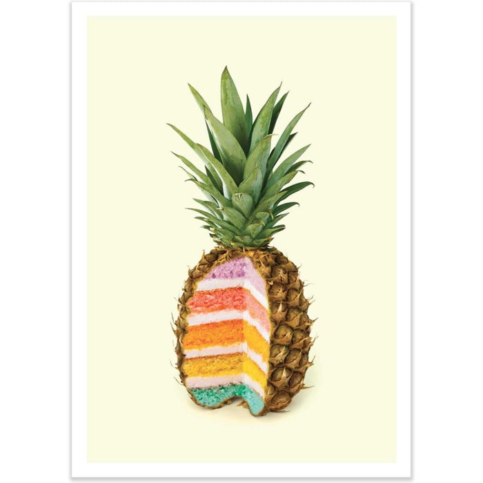 Affiche - Pineapple cake - Paul Fuentes