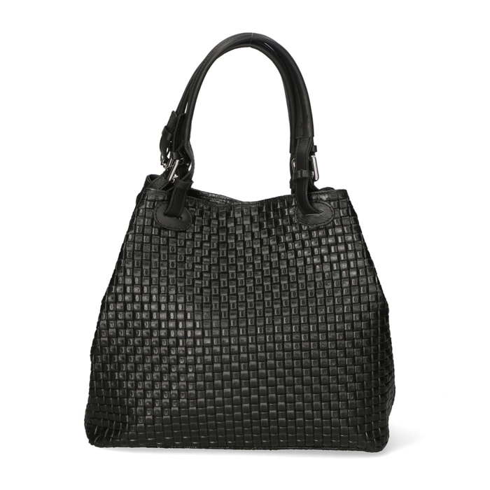 Borsa Shopper da donna - Modello Araminta - Vera Pelle - 32.0 x 29.0 x 17.0 cm