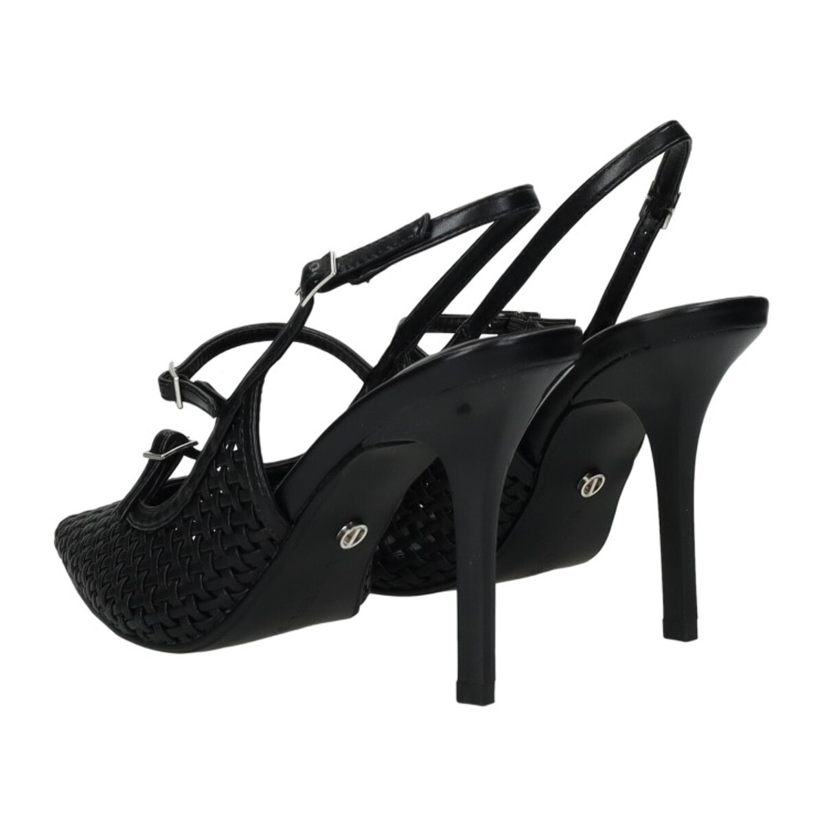 Décolleté sling back Donna Tata Italia Nero