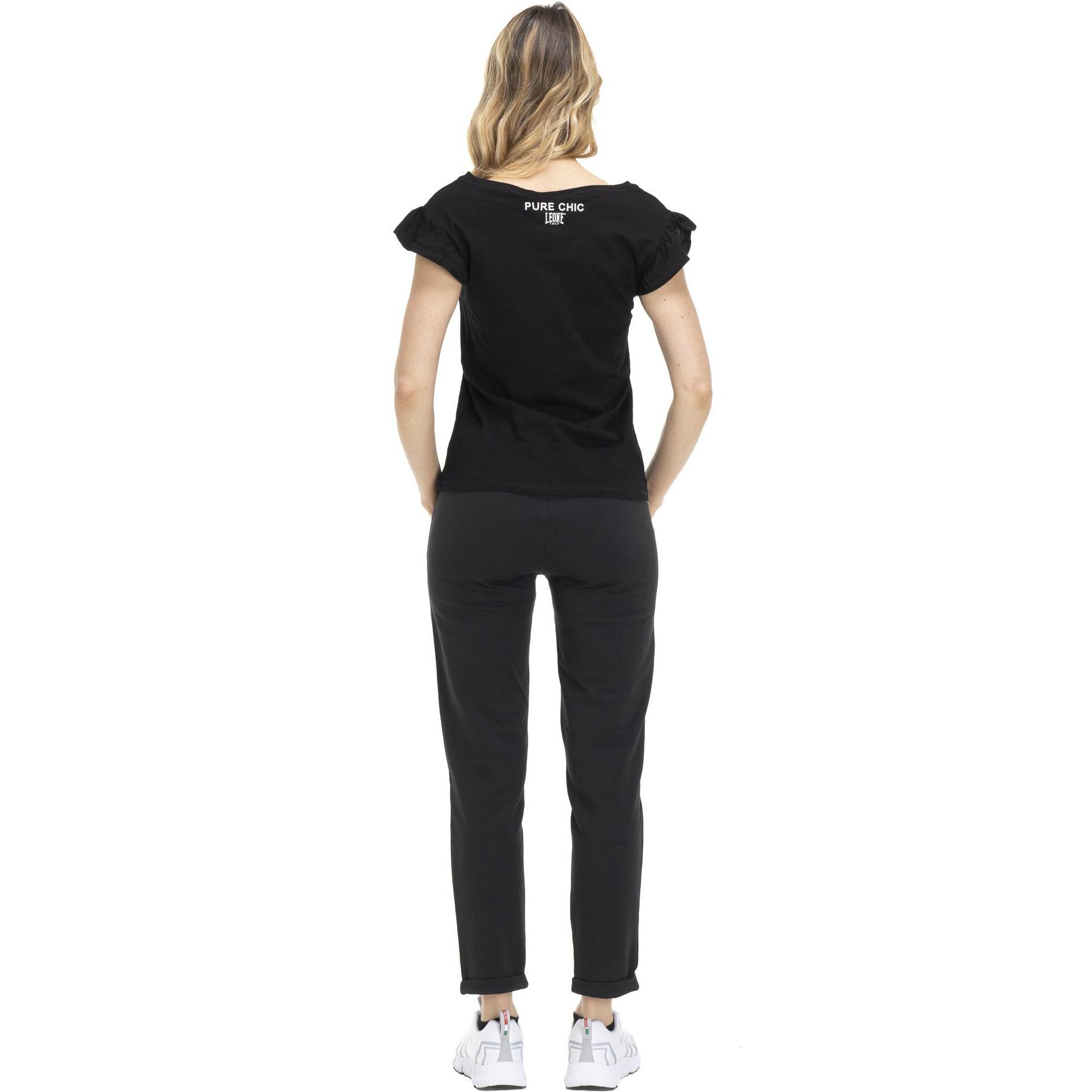 Camiseta mujer volantes Earth Tones