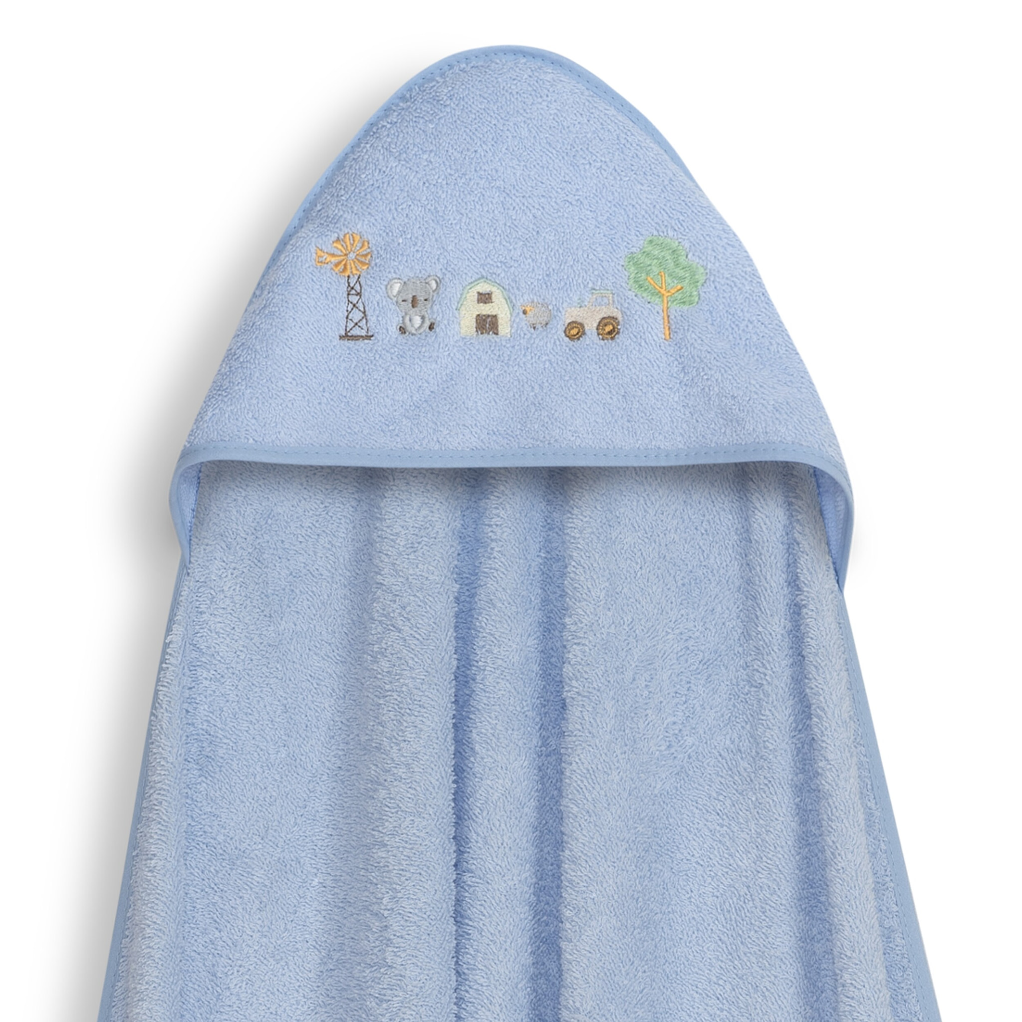 Capa Baño 1X1 Mod Granja Koala+ Gorro Azul