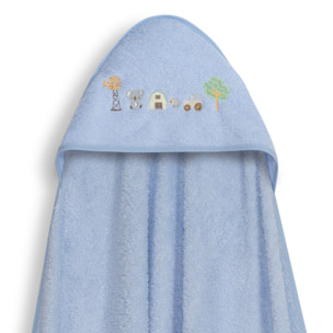 Capa Baño 1X1 Mod Granja Koala+ Gorro Azul
