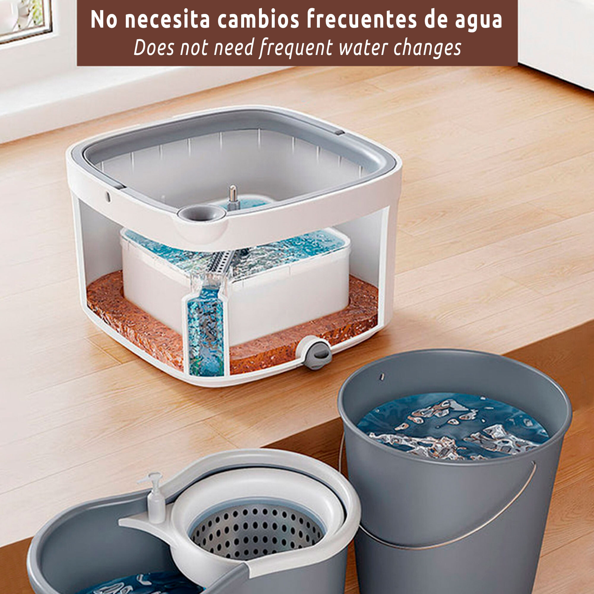 Sistema joybos easy washing square spin mop & bucket