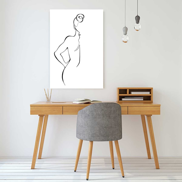 Tableau Croquis de femme Toile imprimée