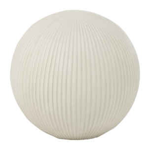 J-Line décoration Balle - céramique - blanc - medium