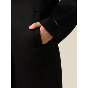 Oltre - Cappotto misto lana - Nero