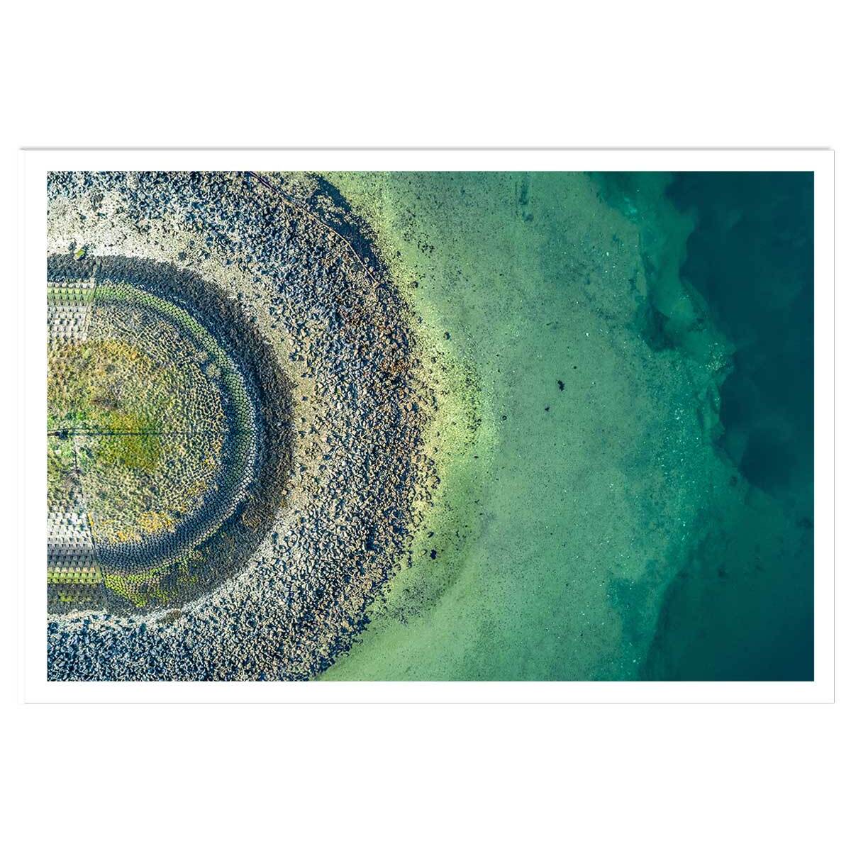 Poster deco au bout de la jetée Affiche seule