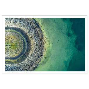 Poster deco au bout de la jetée Affiche seule