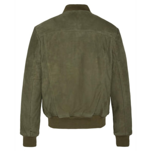 LC3017 SUEDE BOMBER JACKET GOATSKIN SUEDE Cachi