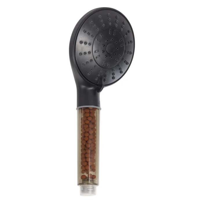 Pommeau de douche à billes noir 5 fonctions