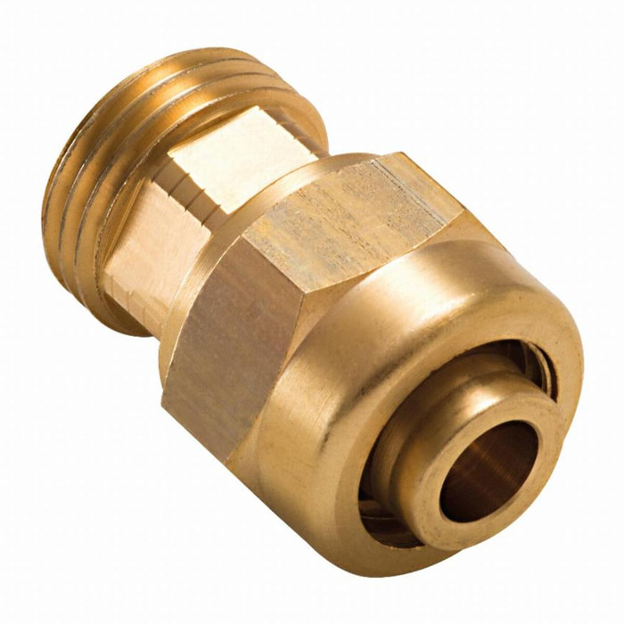 Raccord droit à compression pour tube PER NOYON & THIEBAULT - Ø 12 mm à visser mâle M1/2' (15x21) - P12-18915L1