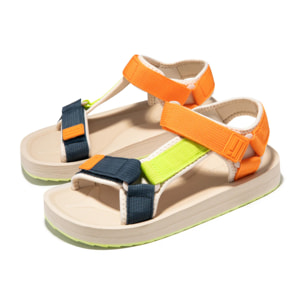 Sandalias De Mujer Forest Neo Naranja / Beige D.Franklin