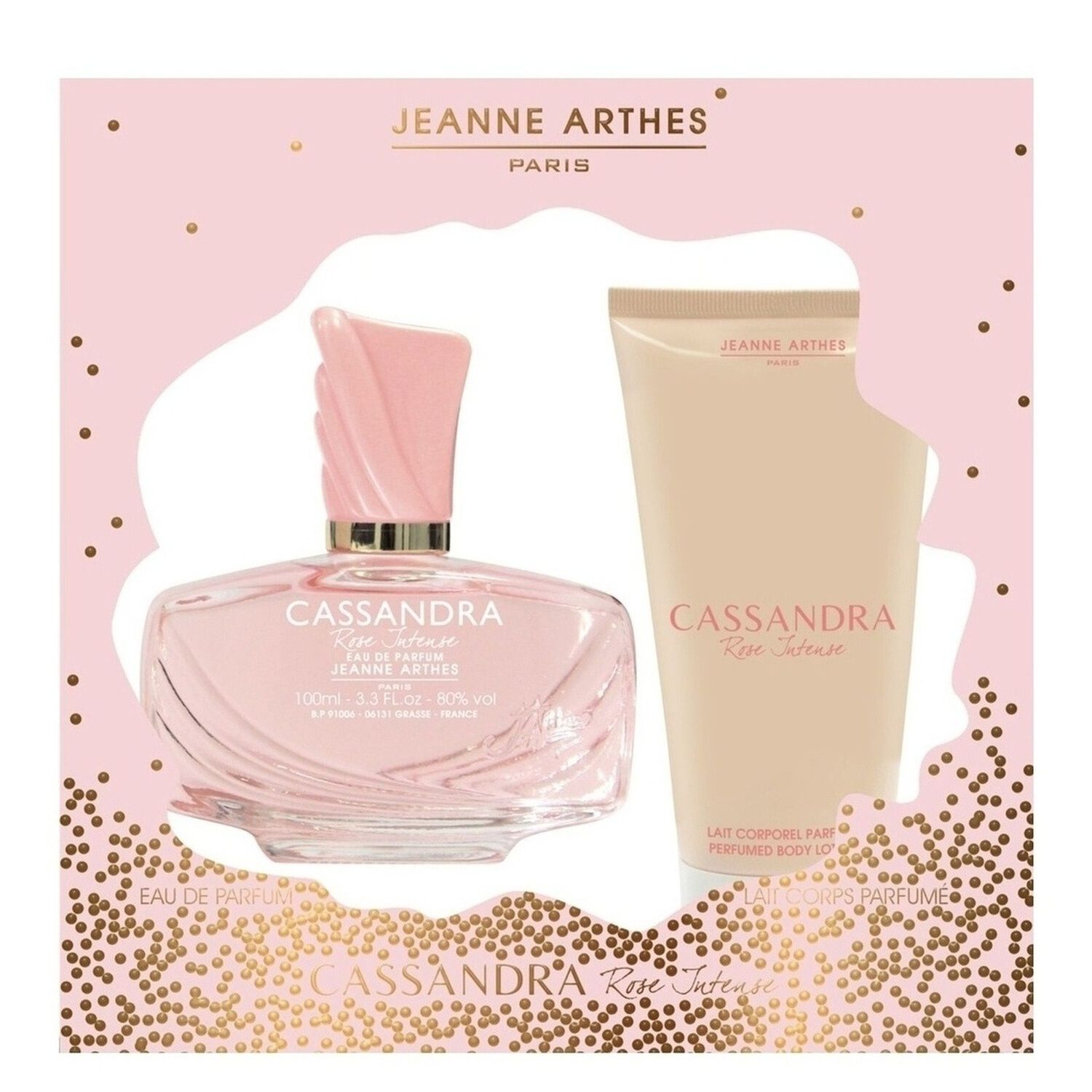 Cassandra Rose Intense - Coffret Eau de Parfum 100ml + Lait Corps 150ml