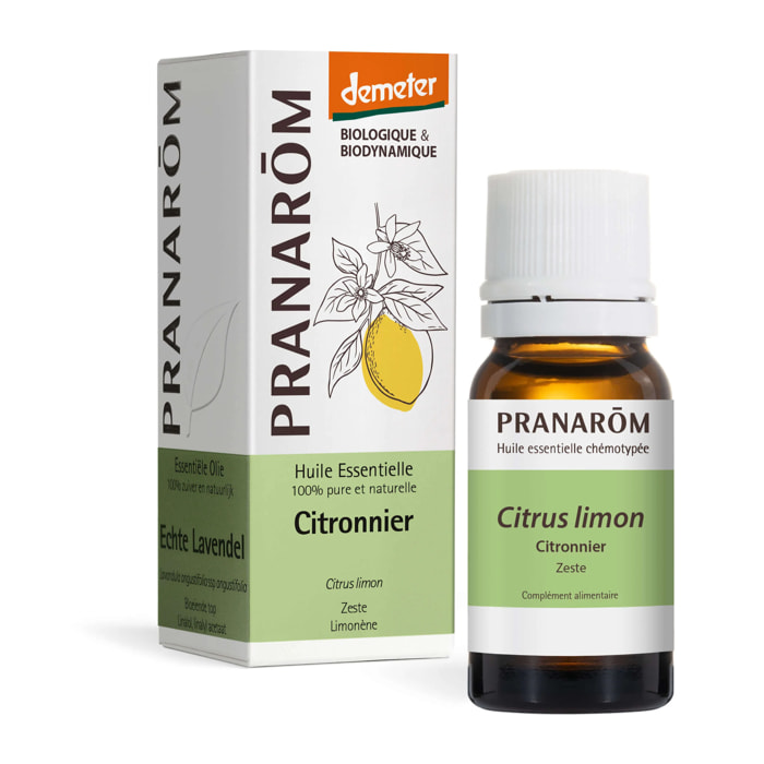 Pranarom - Essence de Citronnier Demeter - Bio Demeter - 5 ml